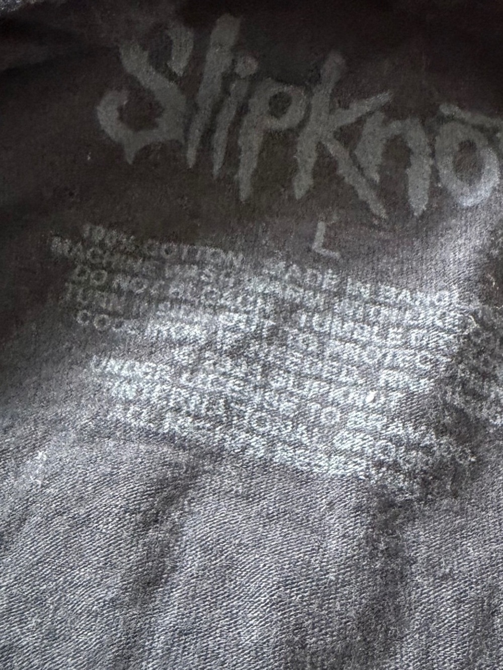 Slipknot Subliminal Verses World Tour 2005 Black Band T-Shirt View 4
